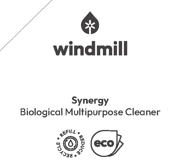 Synergy Multipurpose Cleaner Trigger Spray Bottle/Head - Windmill Refill - 750ml